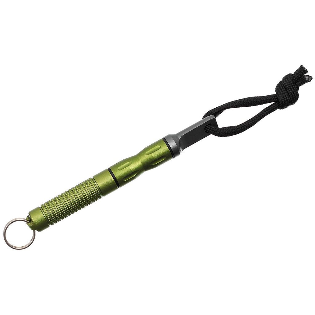 Pedernal COMPACT 3 piezas aluminio verde con raspador integrado