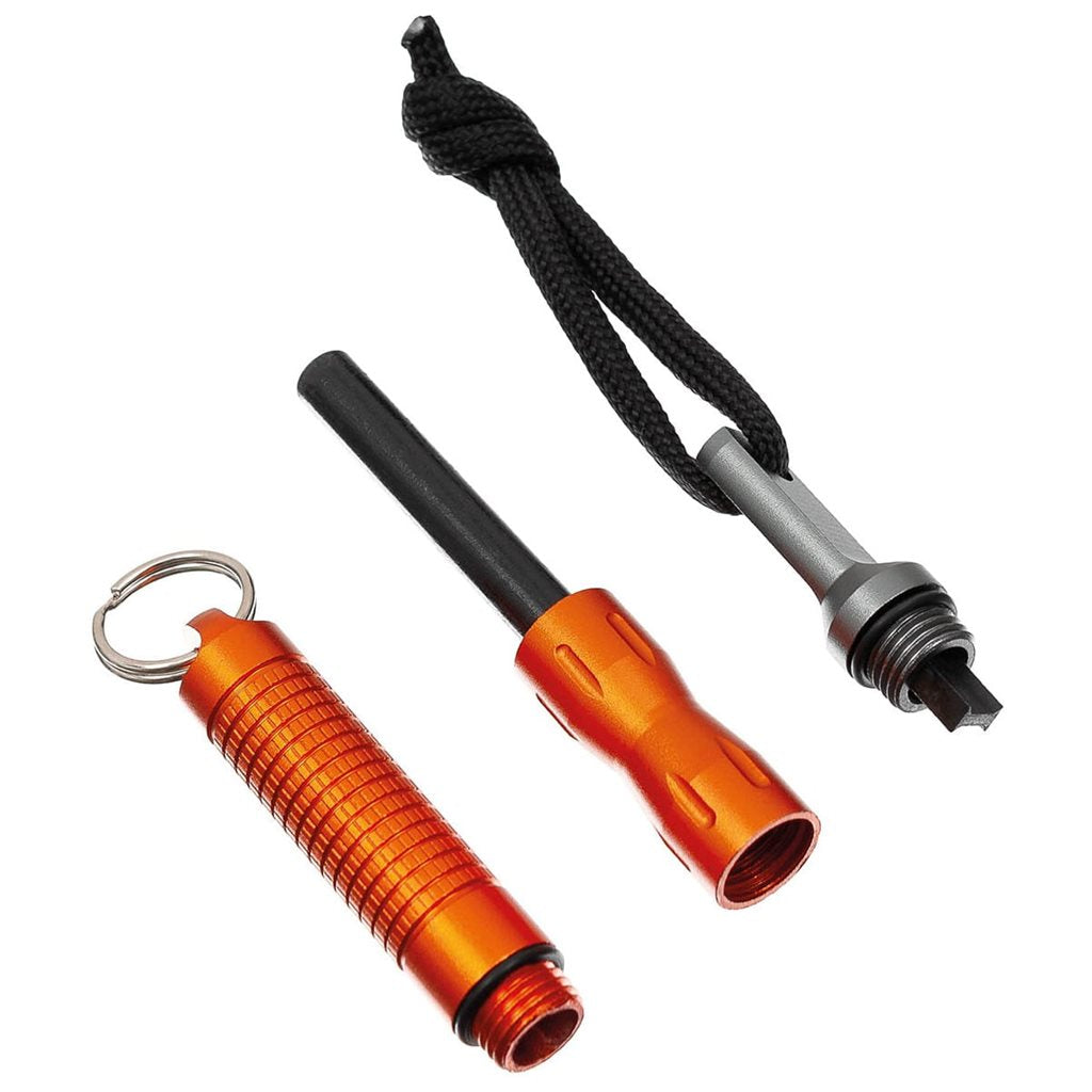 Pedernal COMPACT 3 piezas aluminio verde con raspador integrado