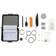 Kit de supervivencia KPZ verde en caja impermeable