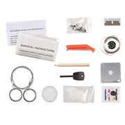 Kit de supervivencia KPZ pequeño negro con accesorios (13,5x8x4 cm)