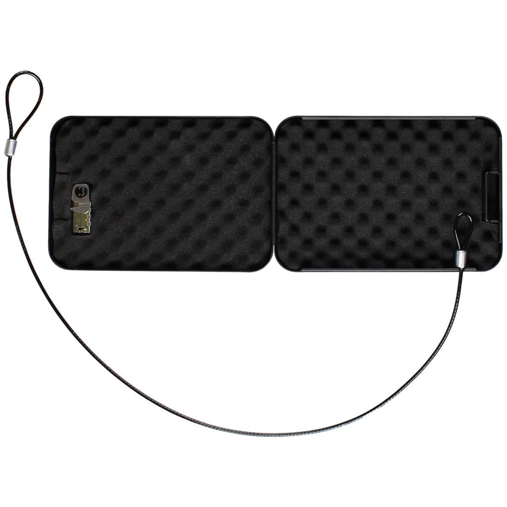 Caja de seguridad de acero con cerradura numerica - interiores 21,5x15,5x4,5 cm