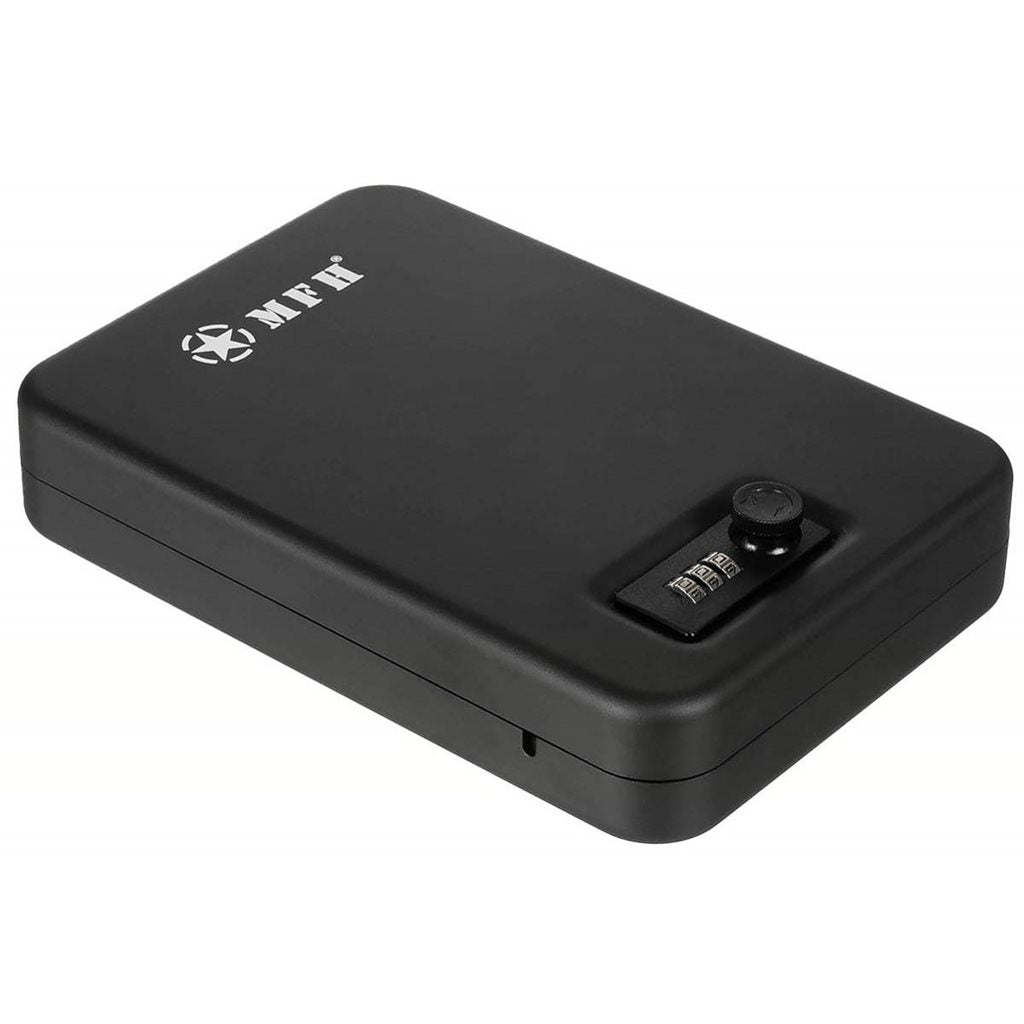 Caja de seguridad de acero con cerradura numerica - interiores 21,5x15,5x4,5 cm