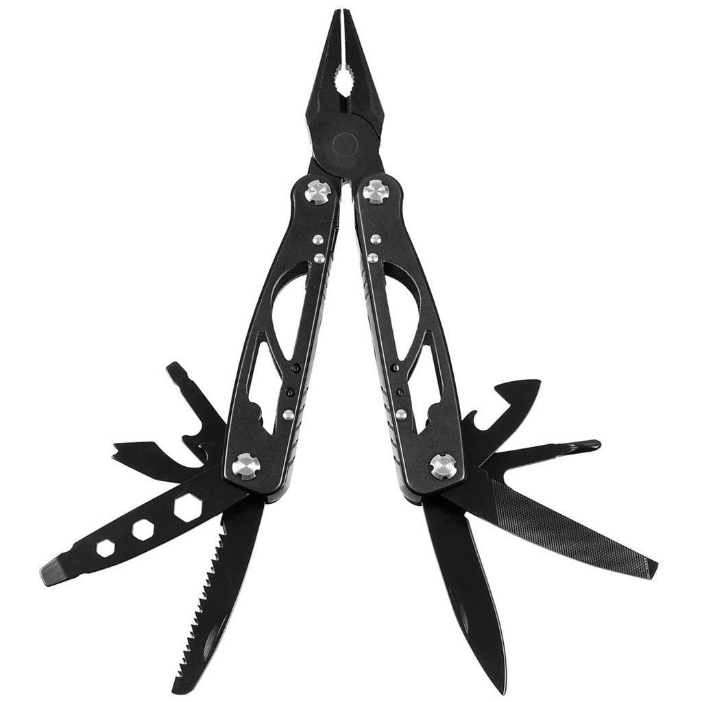 Alicates multifunción SCOUT con funda de nylon negra para cinturón