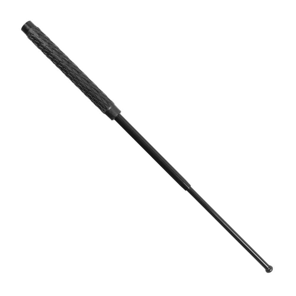 Porra telescópica metálica 67 cm negra con funda de nylon