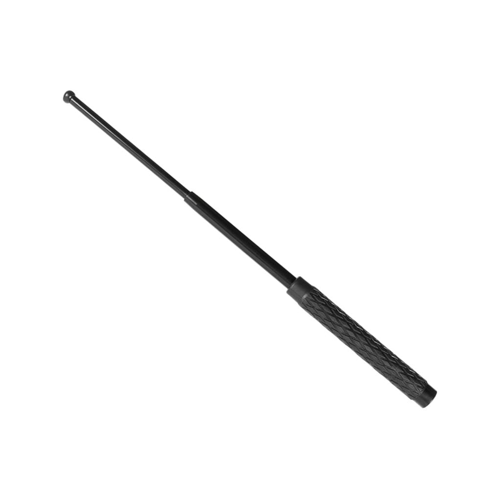 Porra telescópica metálica 53,5 cm (20,5 cm plegada) con funda de nylon - negro