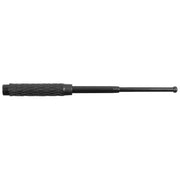 Bastón telescópico metálico negro 41 cm con funda de nylon