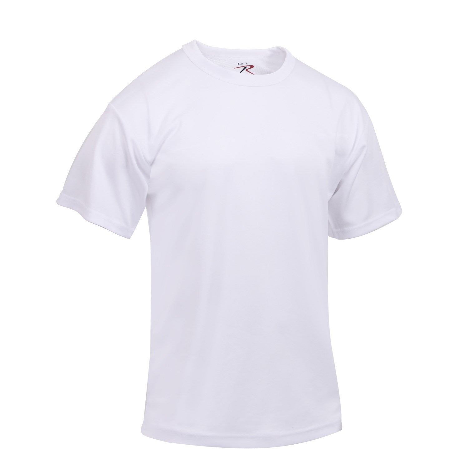 Camiseta técnica negra Quick Dry Rothco, 100% poliéster, secado rápido