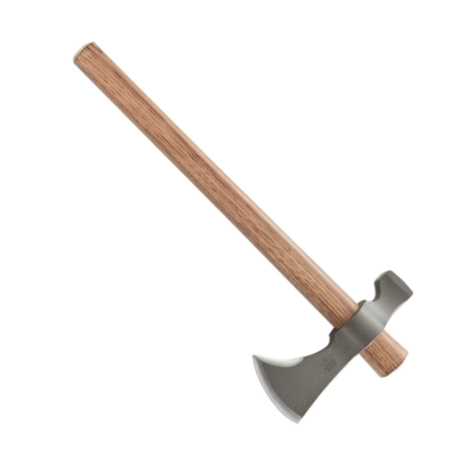 Hacha CHOGAN T-HAWK de dos filos, mango de nogal (EE. UU.) y cabeza en acero al carbono 1055, 48,26 cm, 900 g