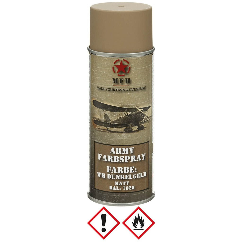 Lata de pintura Army en spray 400 ml RAL 9021 negro mate