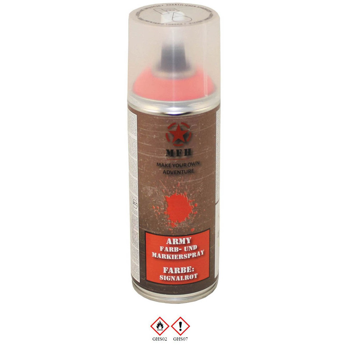 Pintura ARMY en spray 400 ml RAL 1026 rojo señal