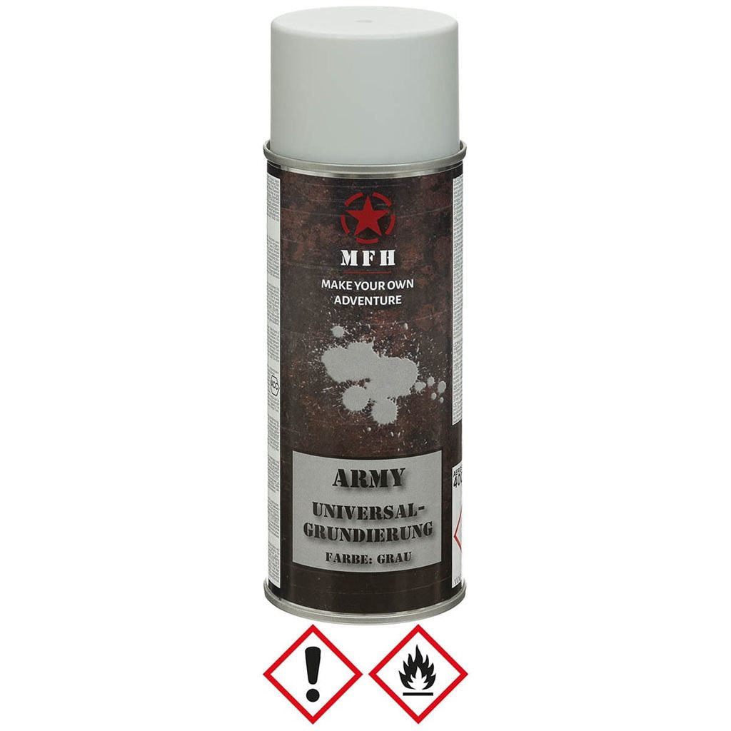Lata de pintura Army en spray 400 ml RAL 9021 negro mate