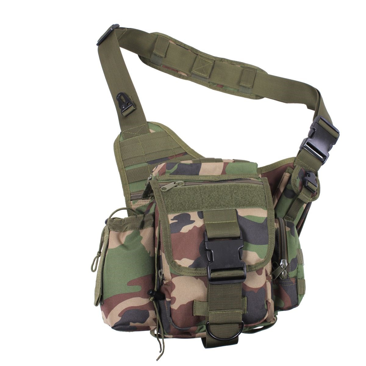 Bandolera táctica ADVANCED EDC ROTHCO en poliéster 600 denier vista frontal