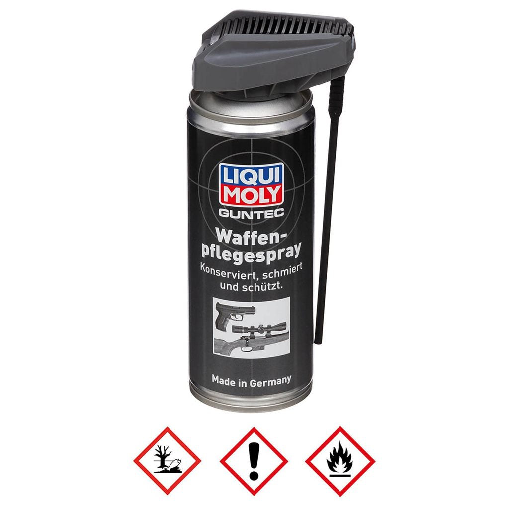 Spray LIQUI MOLY GUNTEC 200 ml - aceite lubricante y conservante para armas