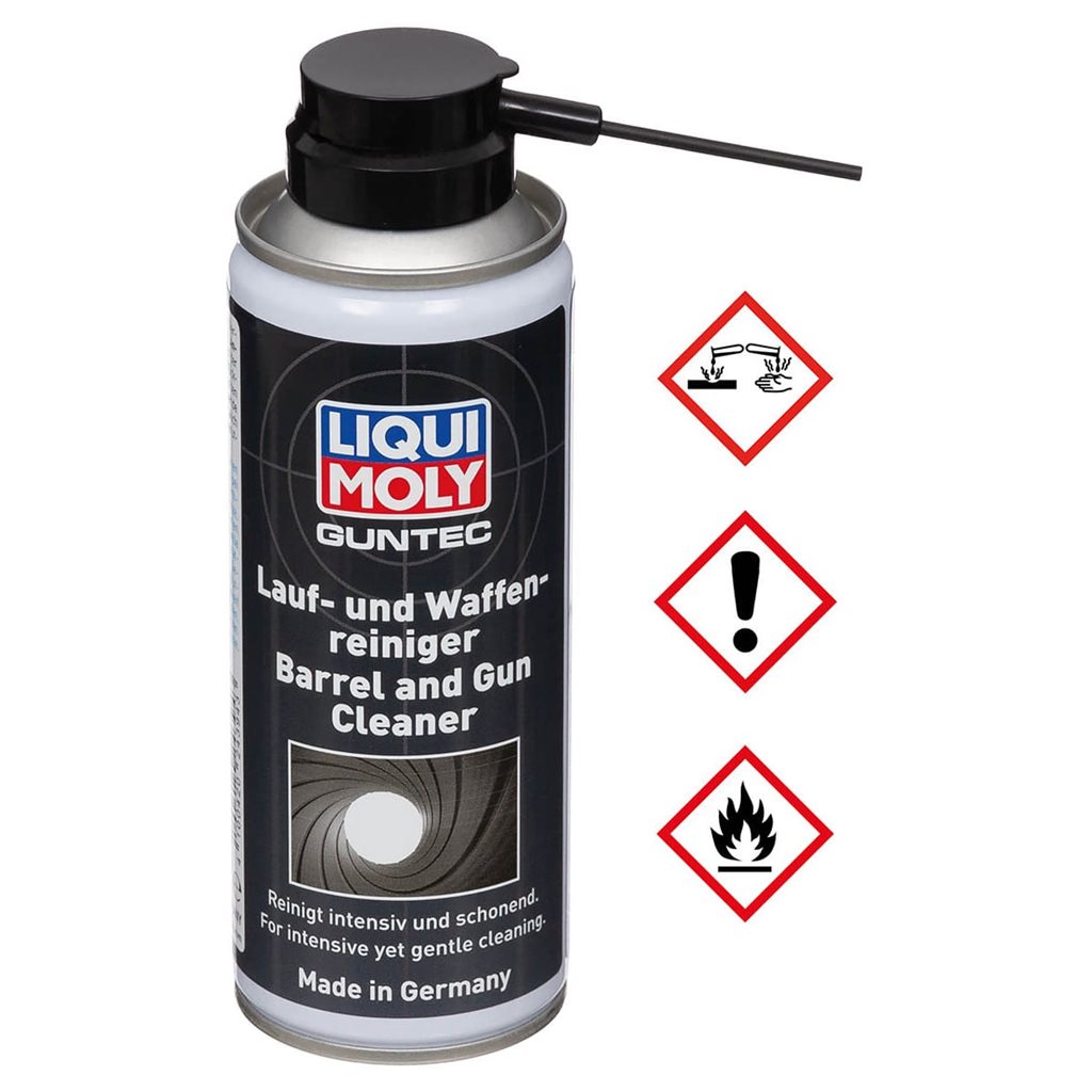 Spray espuma limpiadora LIQUI MOLY GUNTEC 200 ml para armas - elimina cobre, tombak y hollín