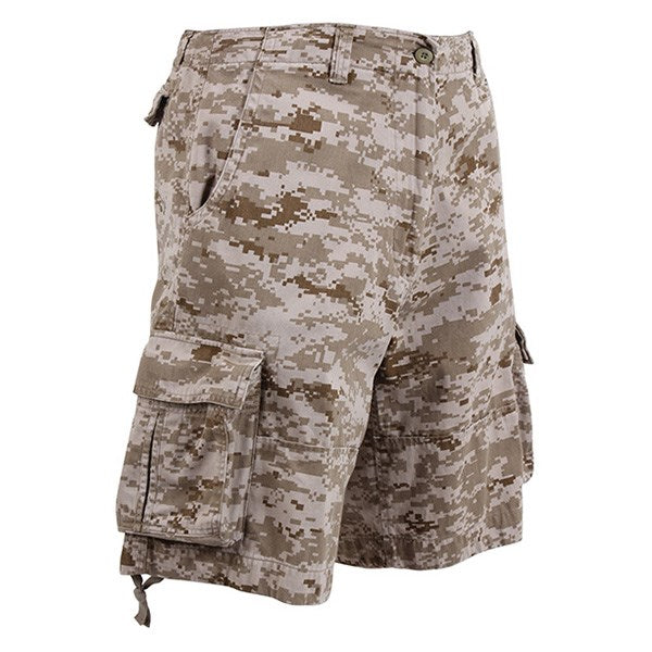 Pantalones cortos BDU Rothco camuflaje Digital Desert, algodón resistente