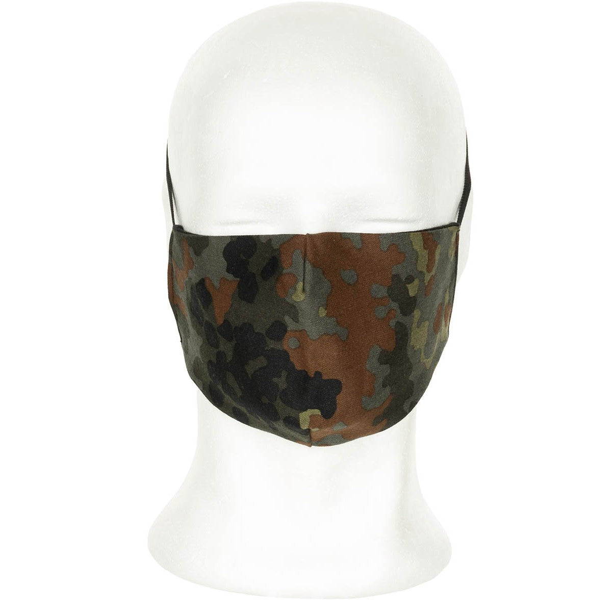 Mascarilla para cubrir boca y nariz camuflada FLECKTARN, estilo militar, vista del producto