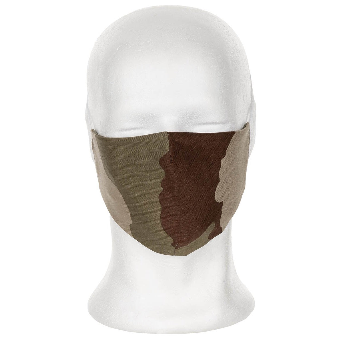 Mascarilla para cubrir boca y nariz camuflada FLECKTARN, estilo militar, vista del producto