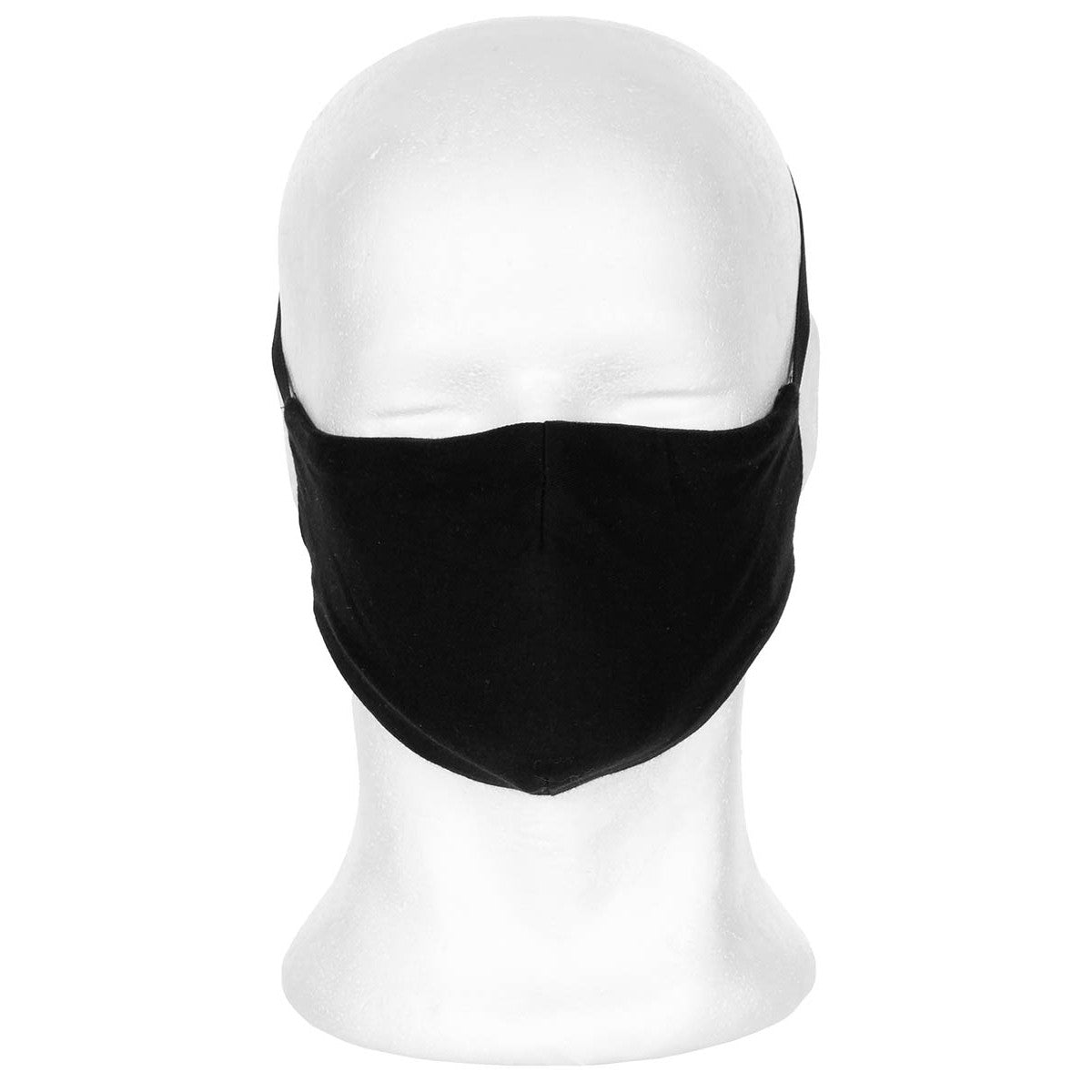Mascarilla negra para cubrir boca y nariz