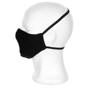 Mascarilla negra para cubrir boca y nariz