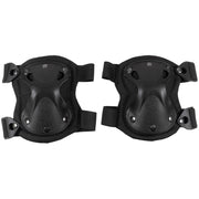 Rodilleras DEFENCE negras, protector de rodilla en color negro