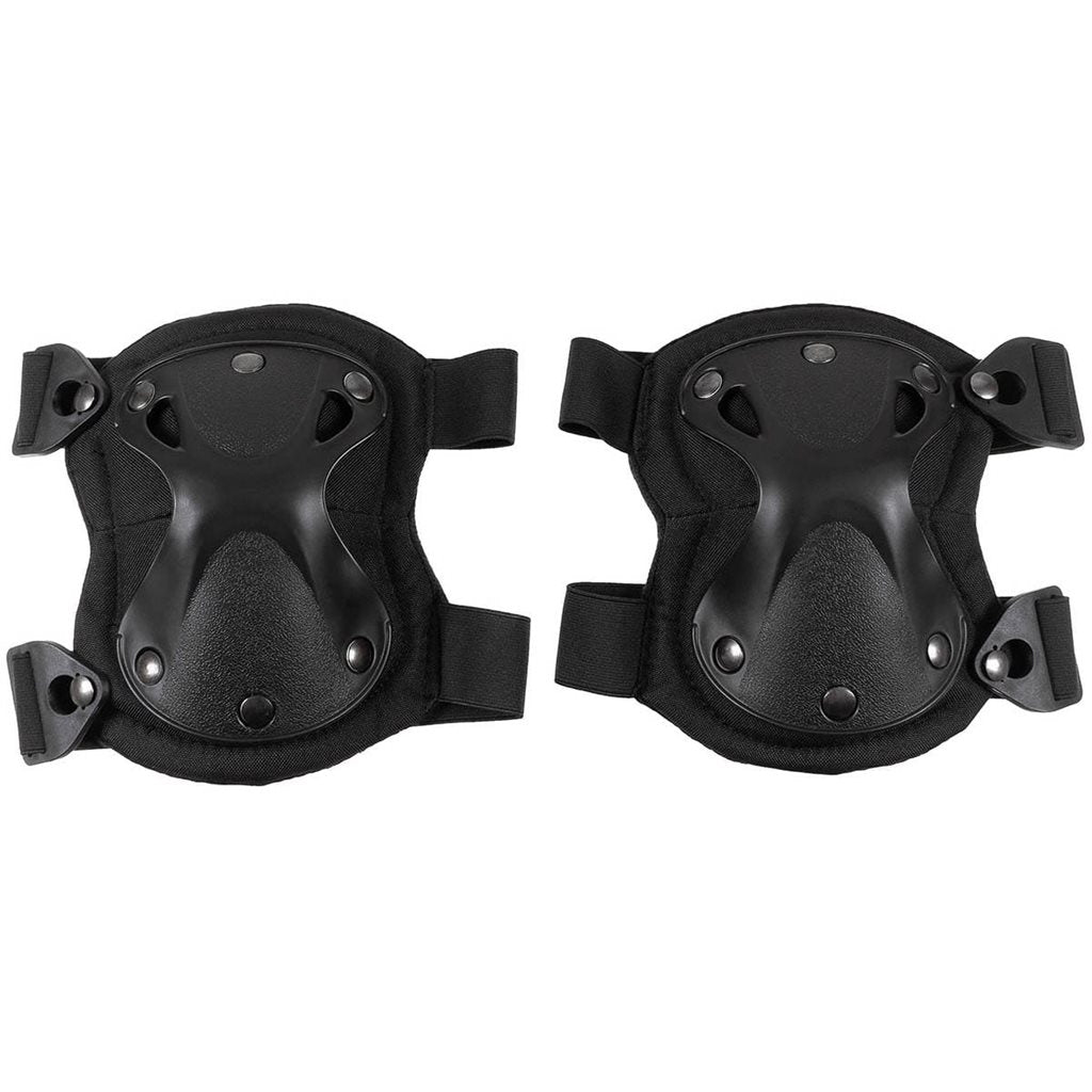 Rodilleras DEFENCE negras, protector de rodilla en color negro