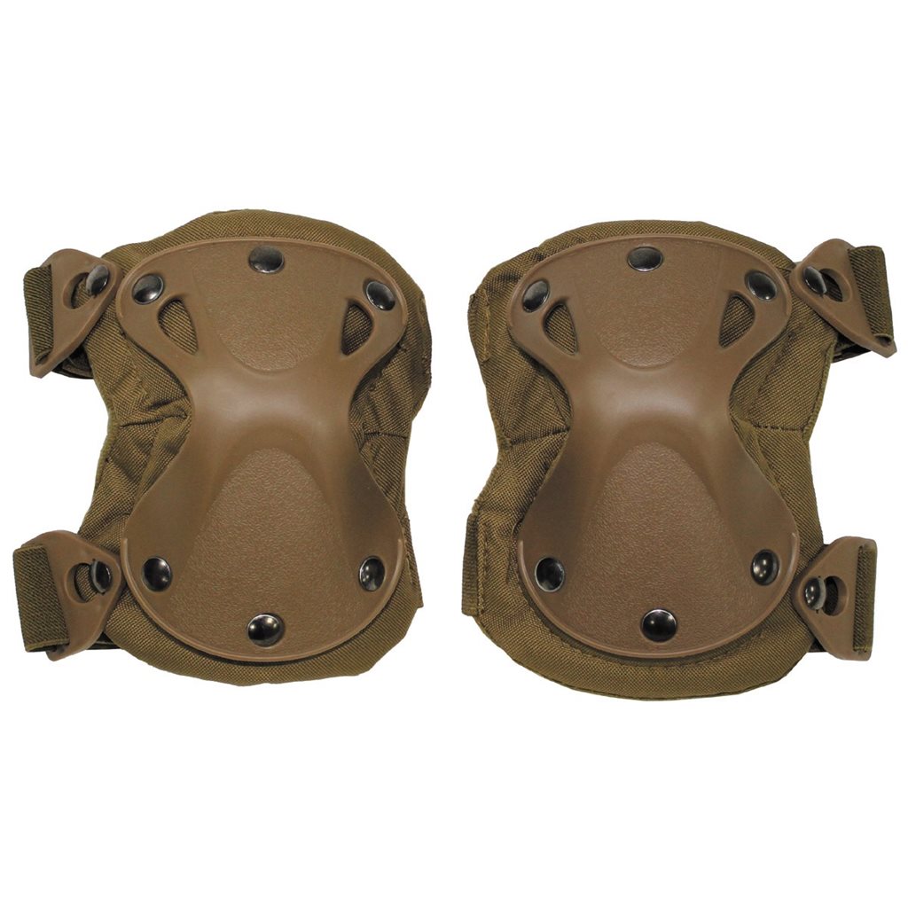 Rodilleras DEFENCE negras, protector de rodilla en color negro