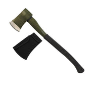 Hacha DELUXE fibra de vidrio 62 cm mango de goma verde