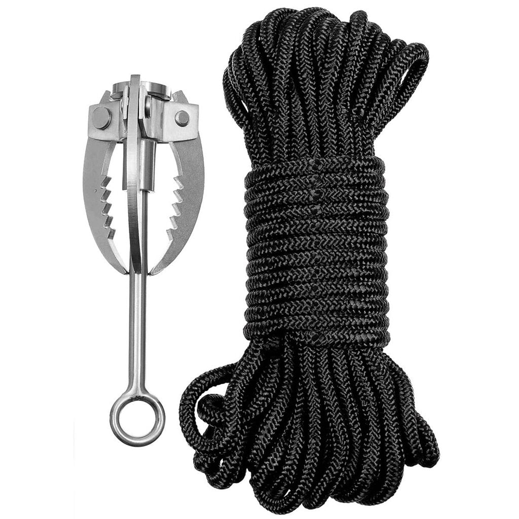 Ancla arrojable plegable de acero inoxidable con cuerda de 15 metros