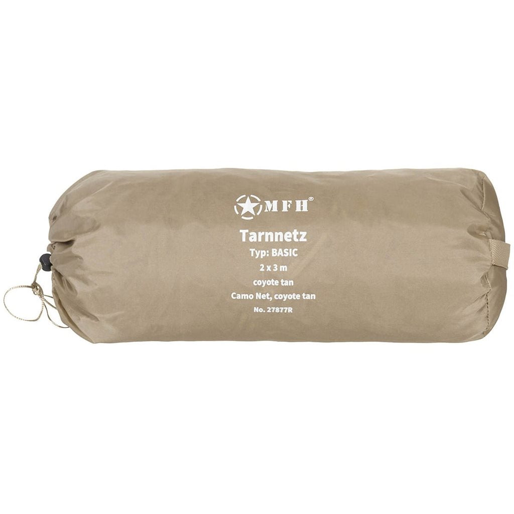 Malla de camuflaje BASIC 3 x 2 m blanca en bolsa de transporte