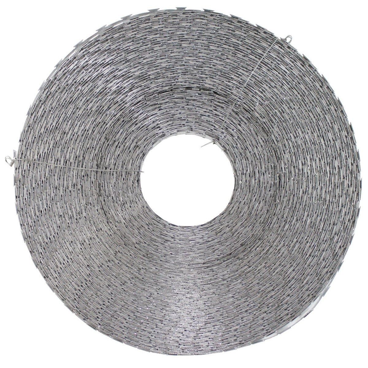 Alambre de cuchillas galvanizado 30 cm, rollo 120 m