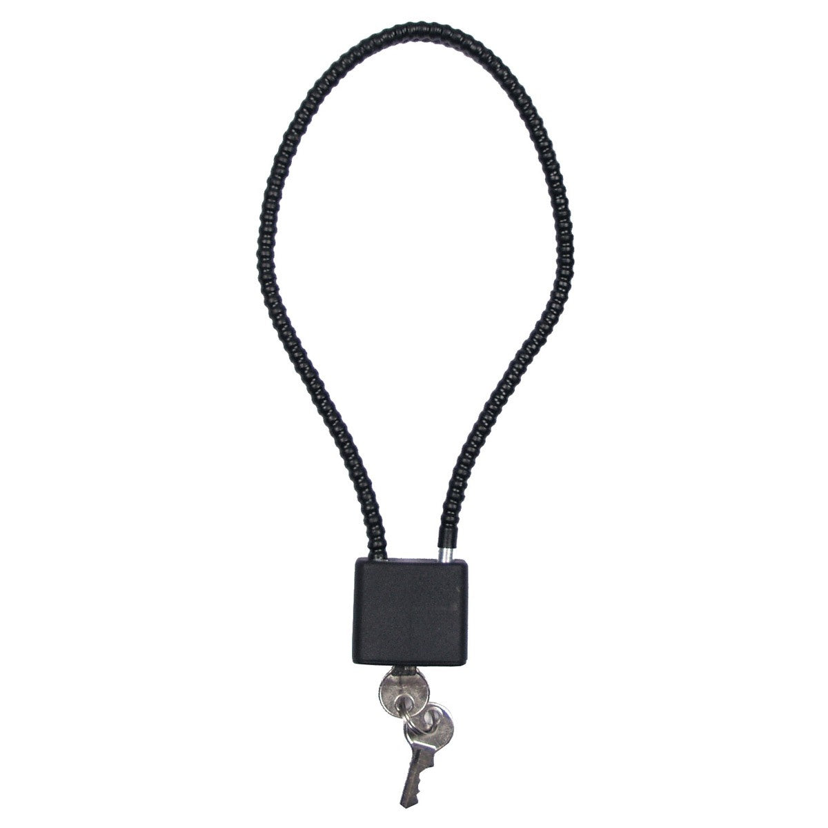 Candado con cable de acero, longitud aprox. 36 cm