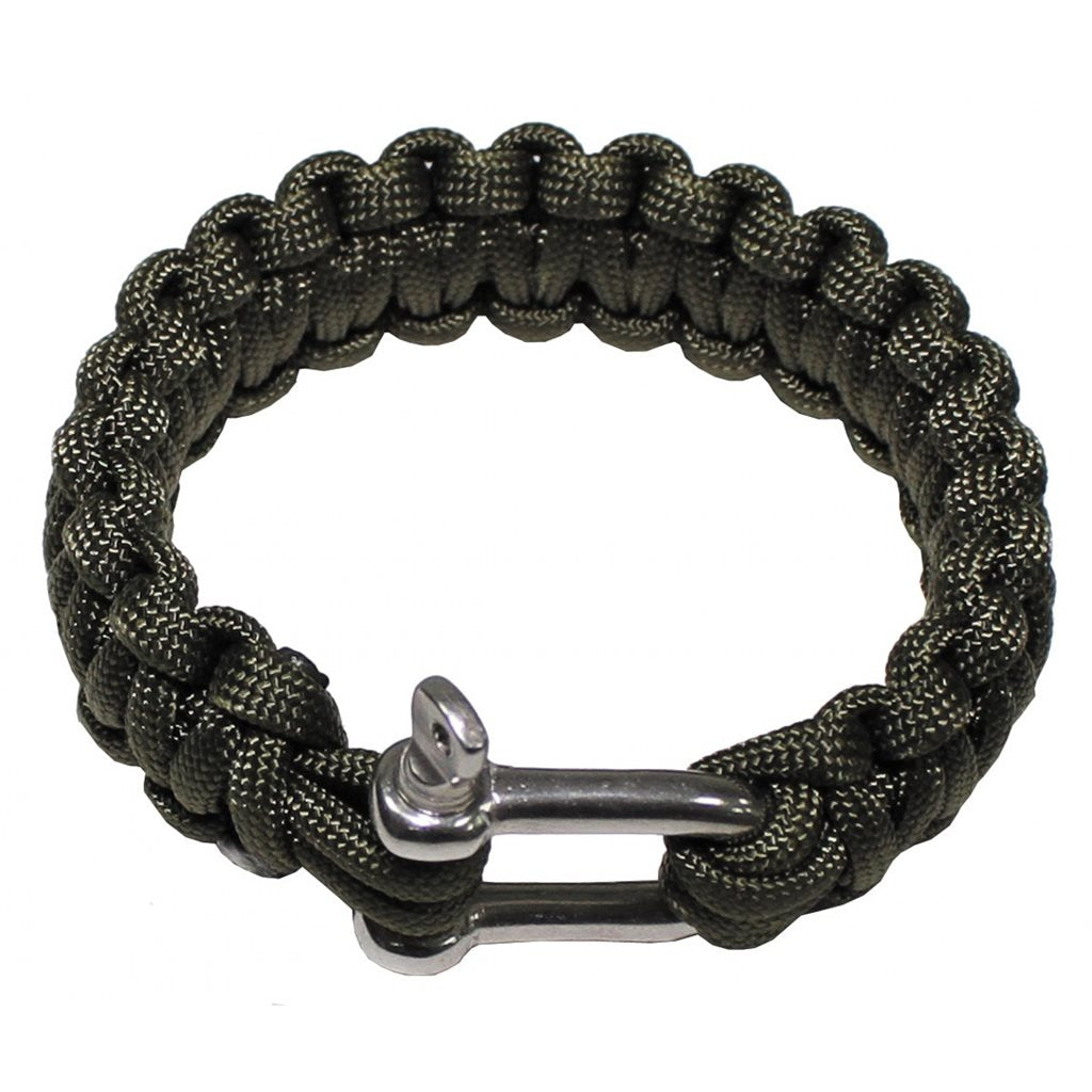 Pulsera Paracord ZEENÝ con hebilla metálica, ancho 2,3 cm