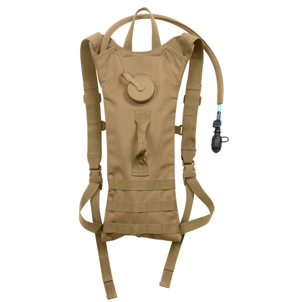 Bolsa de hidratación MOLLE 3L coyote Rothco en polyester 600D con asa superior