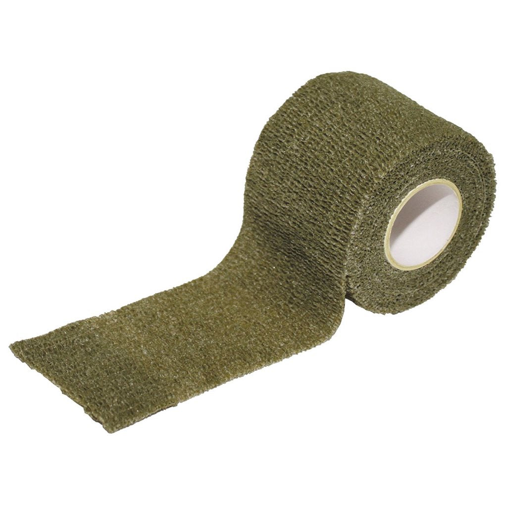 Cinta de camuflaje UNI verde, rollo 5 cm x 270 cm