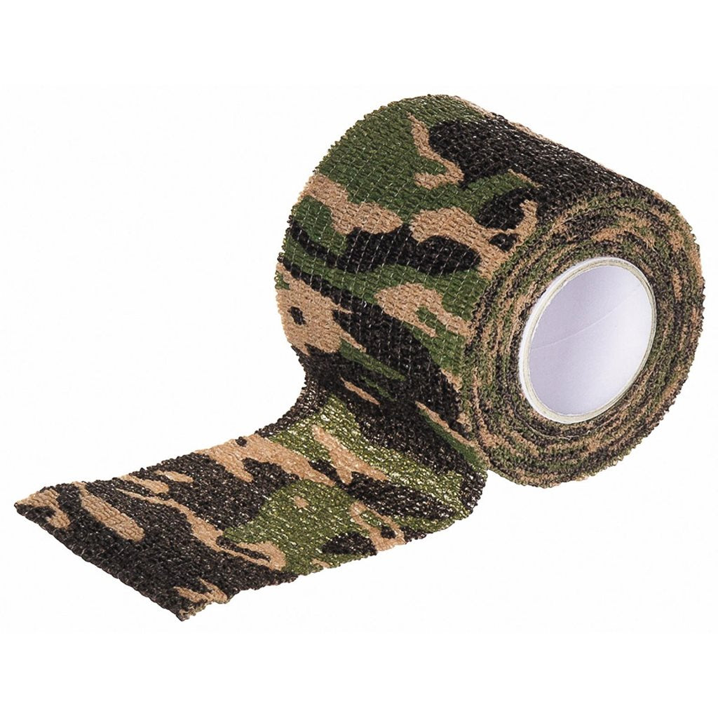 Cinta de camuflaje UNI verde, rollo 5 cm x 270 cm