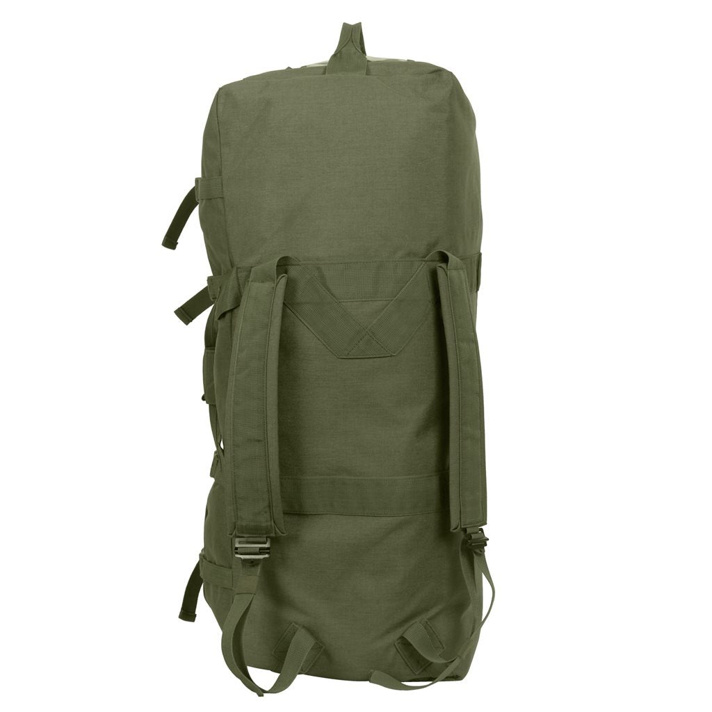 Bolsa de viaje GI ENHANCED verde ROTHCO, nylon 1000D, tirantes acolchados y asas laterales