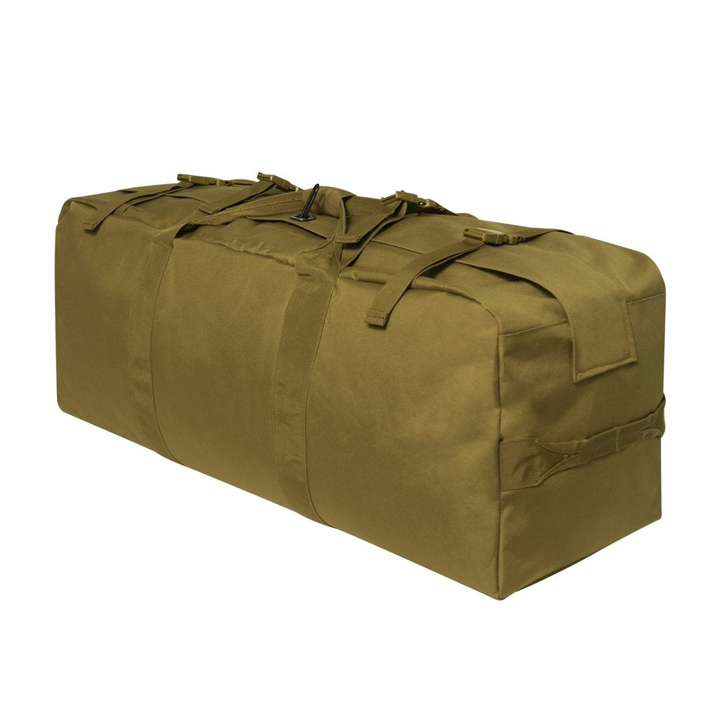 Bolsa de viaje GI ENHANCED verde ROTHCO, nylon 1000D, tirantes acolchados y asas laterales