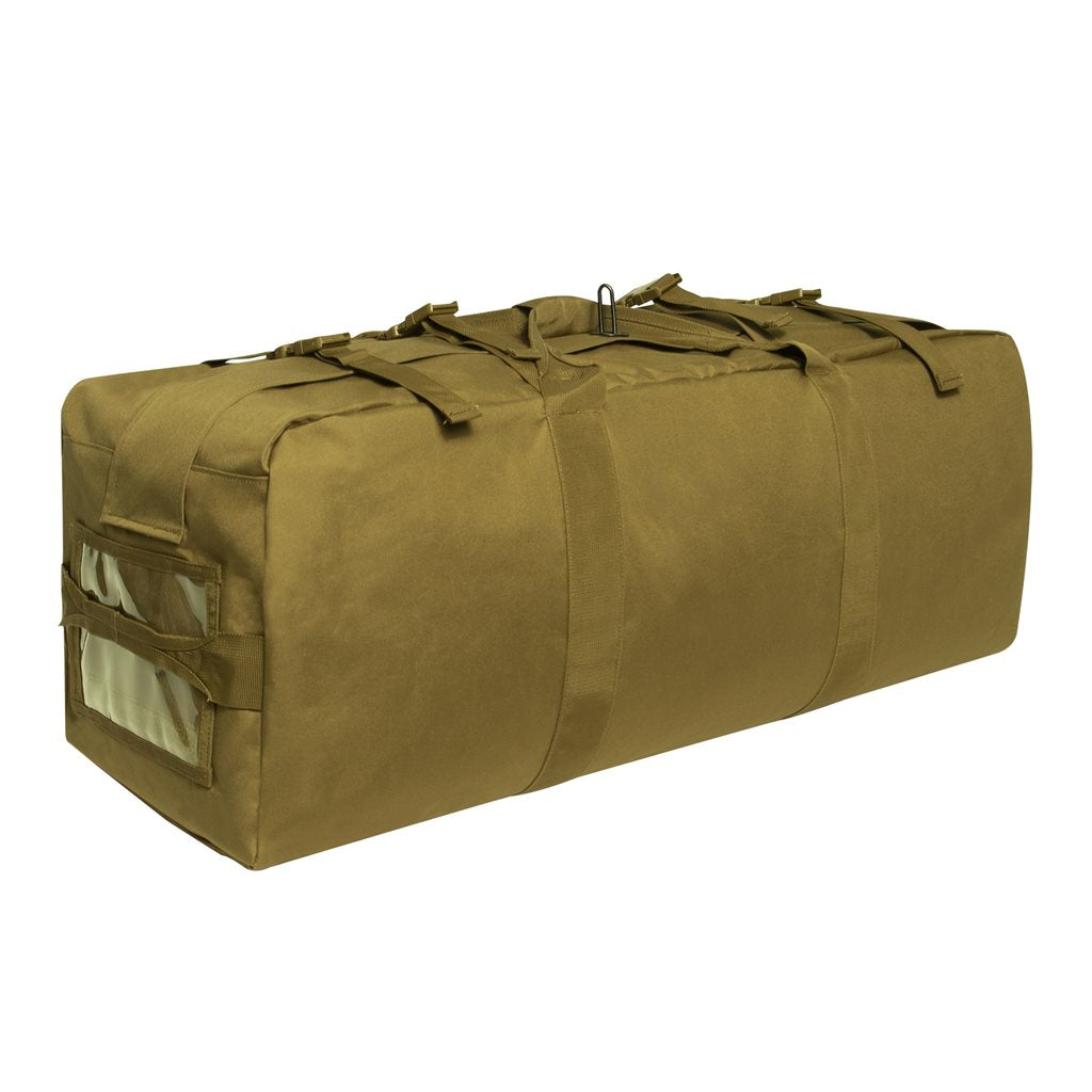 Bolsa de viaje GI ENHANCED verde ROTHCO en nylon 1000D con tirantes acolchados