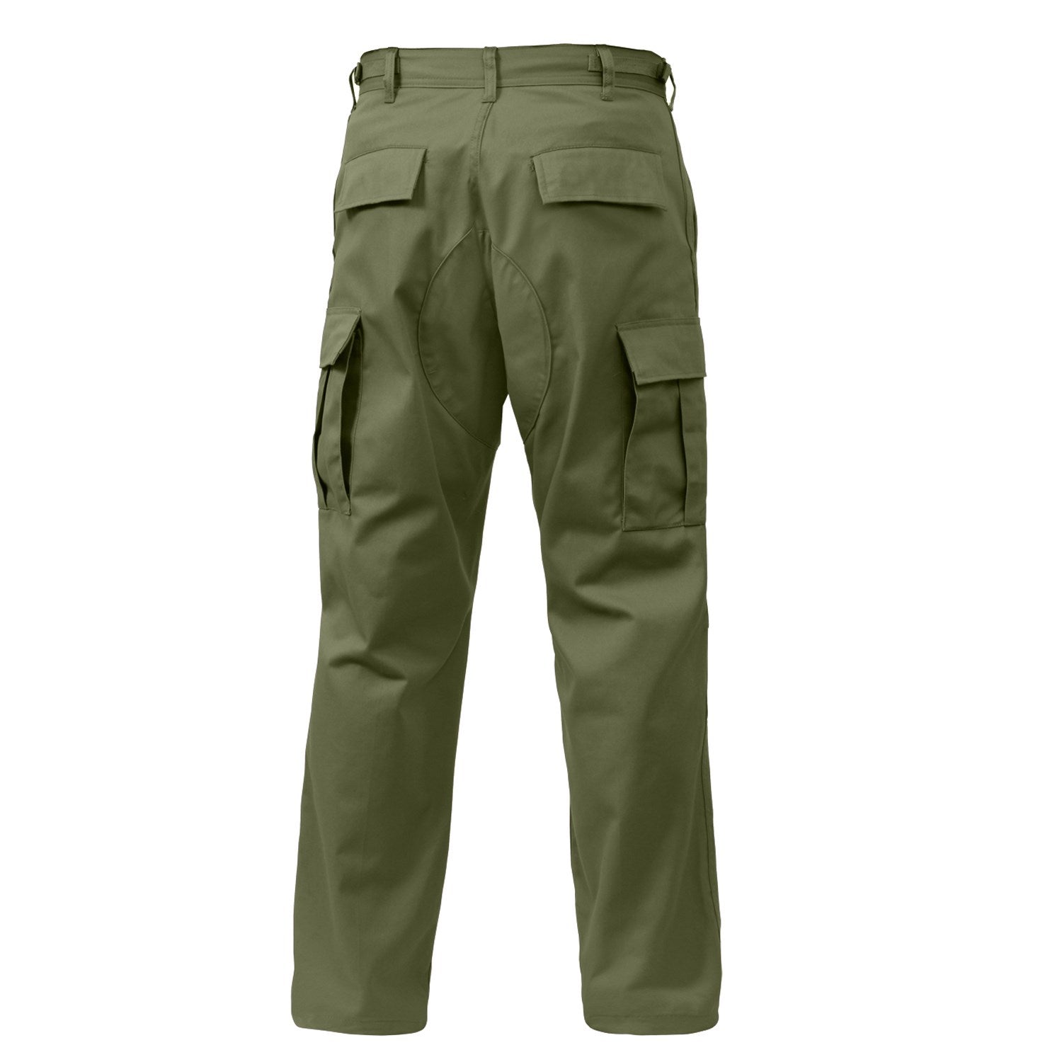 Pantalones BDU verdes Rothco - cierre de cremallera