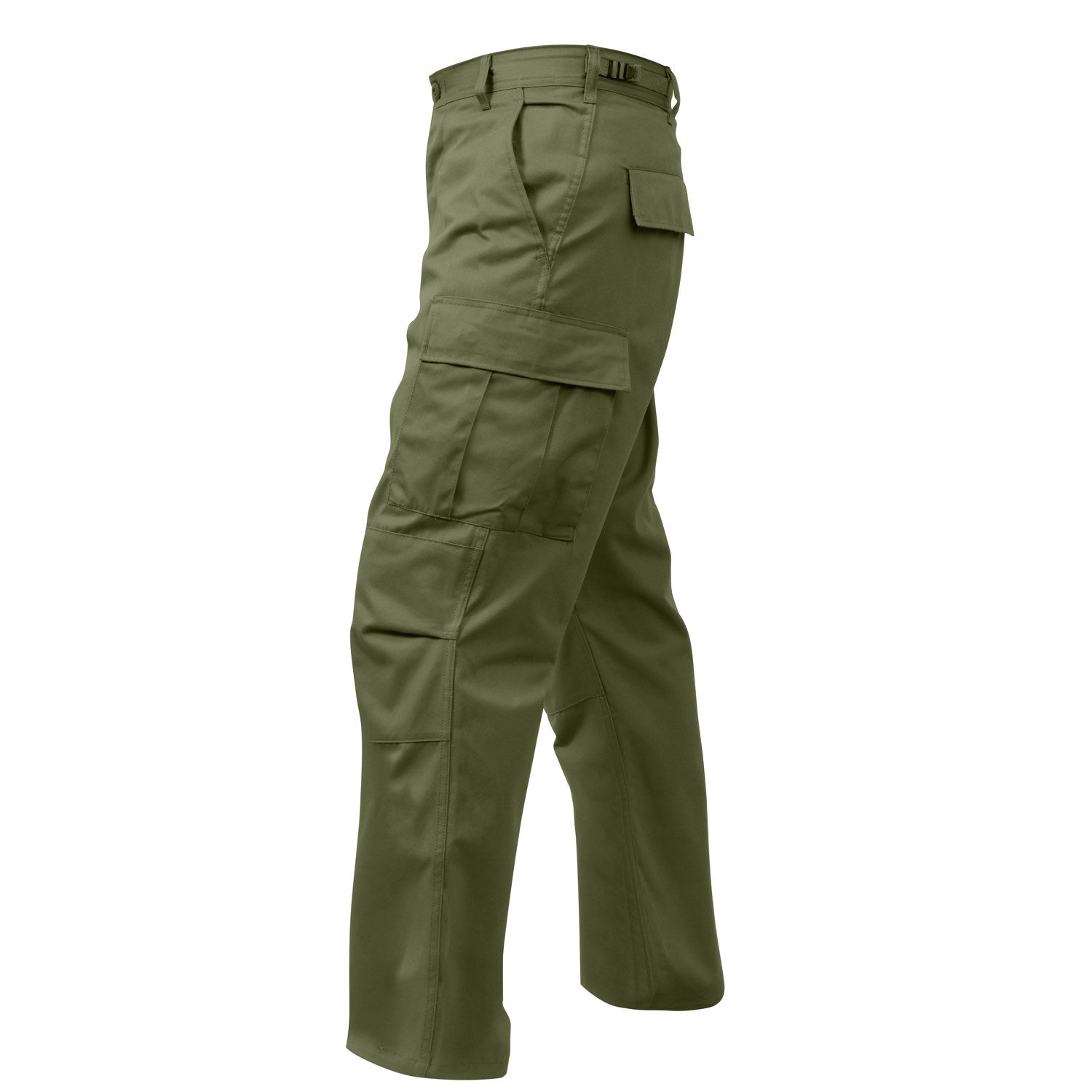 Pantalones BDU verdes Rothco - cierre de cremallera