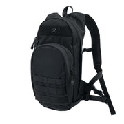 Mochila de hidratación QUICKSTRIKE negra, dimensiones 42 x 22 x 8 cm