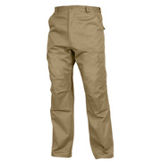 Pantalones BDU khaki con cremallera Rothco