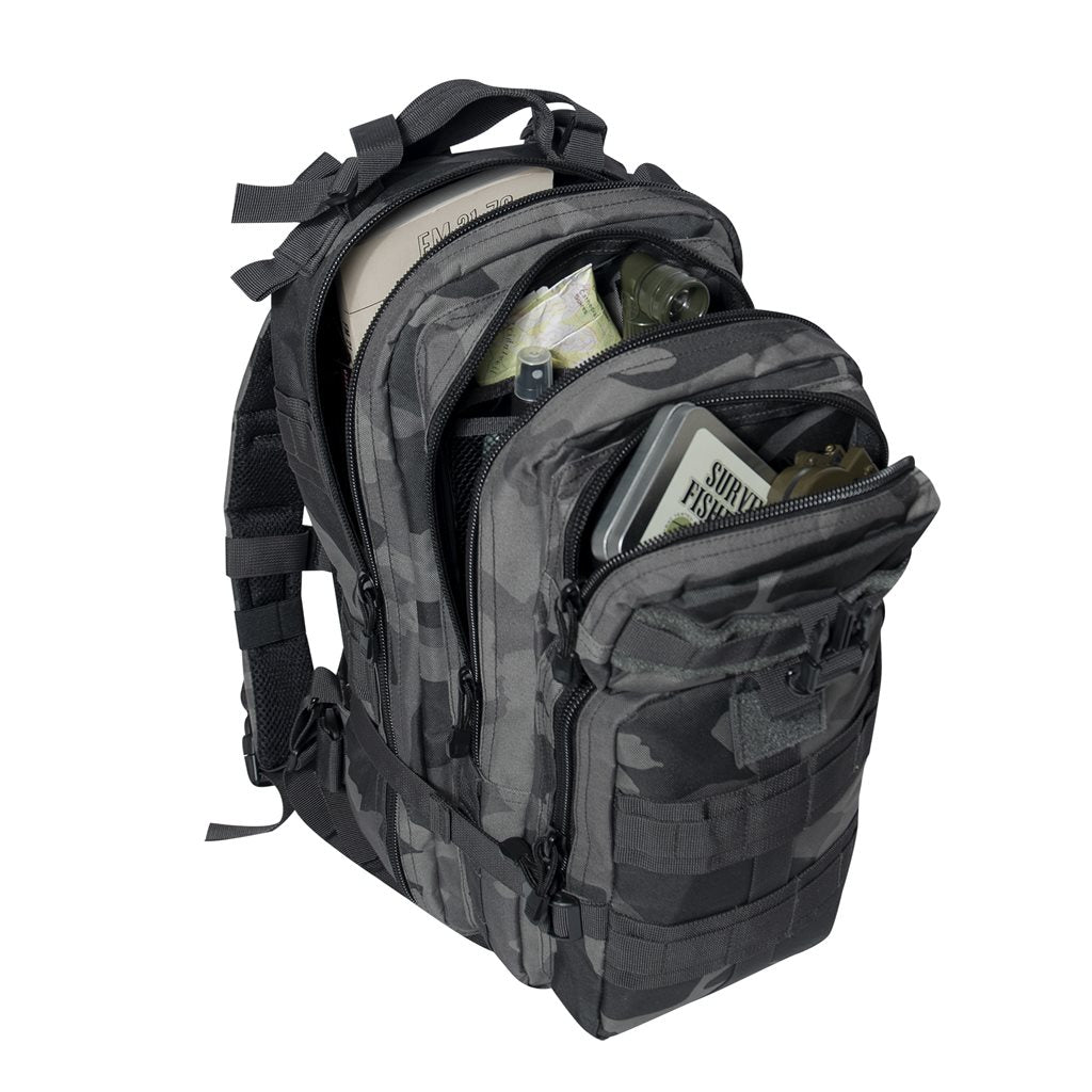 Mochila táctica ASSAULT I MEDIUM TRANSPORT 25 L en poliéster 600D con sistema MOLLE