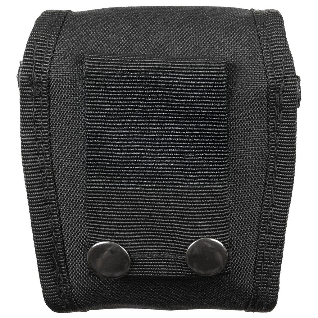 Funda de nylon negra para esposas con cierre de broche