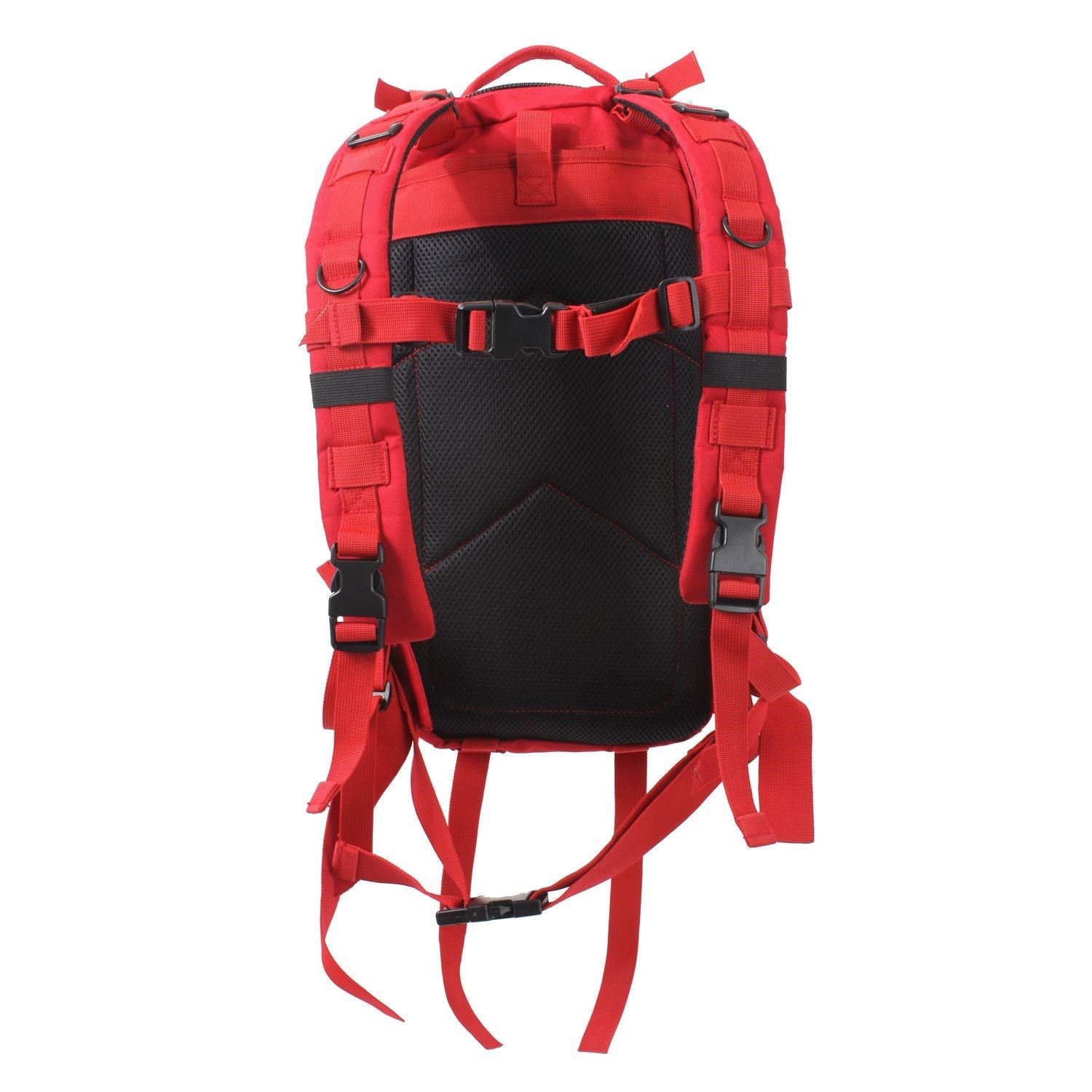 Mochila táctica ASSAULT I Medium negra-verde 25 L con sistema MOLLE