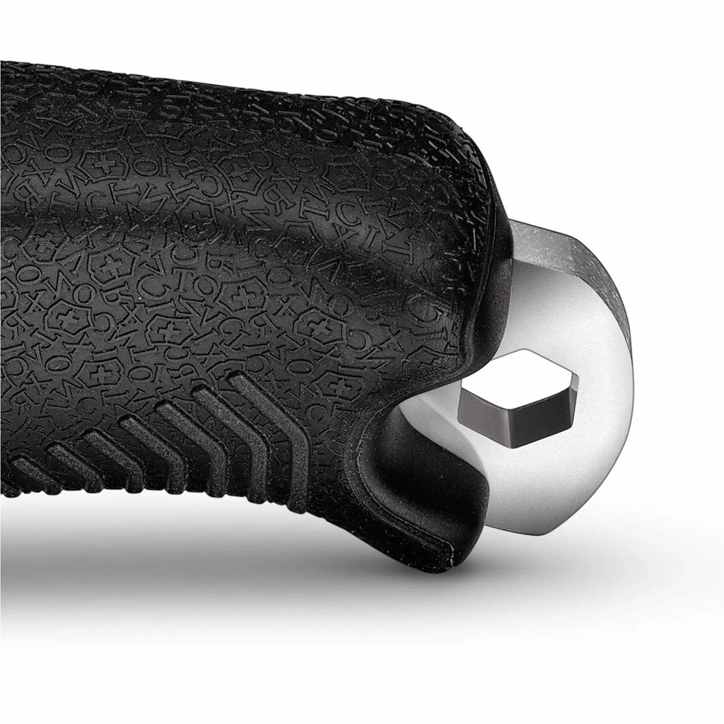 Cuchillo VENTURE negro de hoja fija, diseño para bushcraft y outdoor
