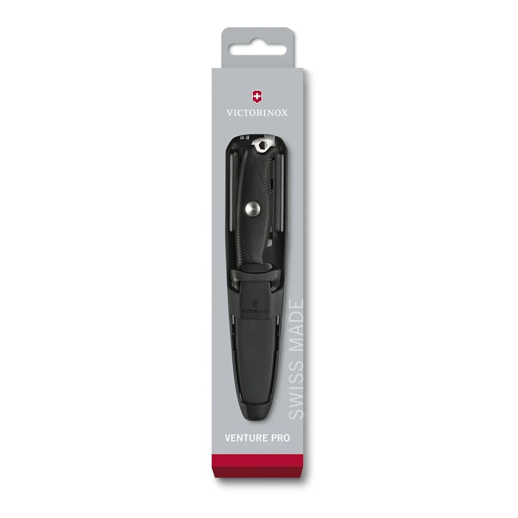 Cuchillo VENTURE PRO hoja fija negro