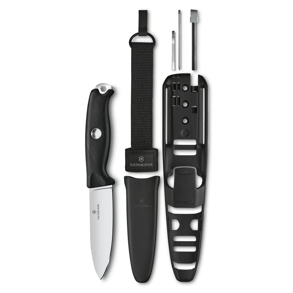 Cuchillo VENTURE PRO hoja fija negro