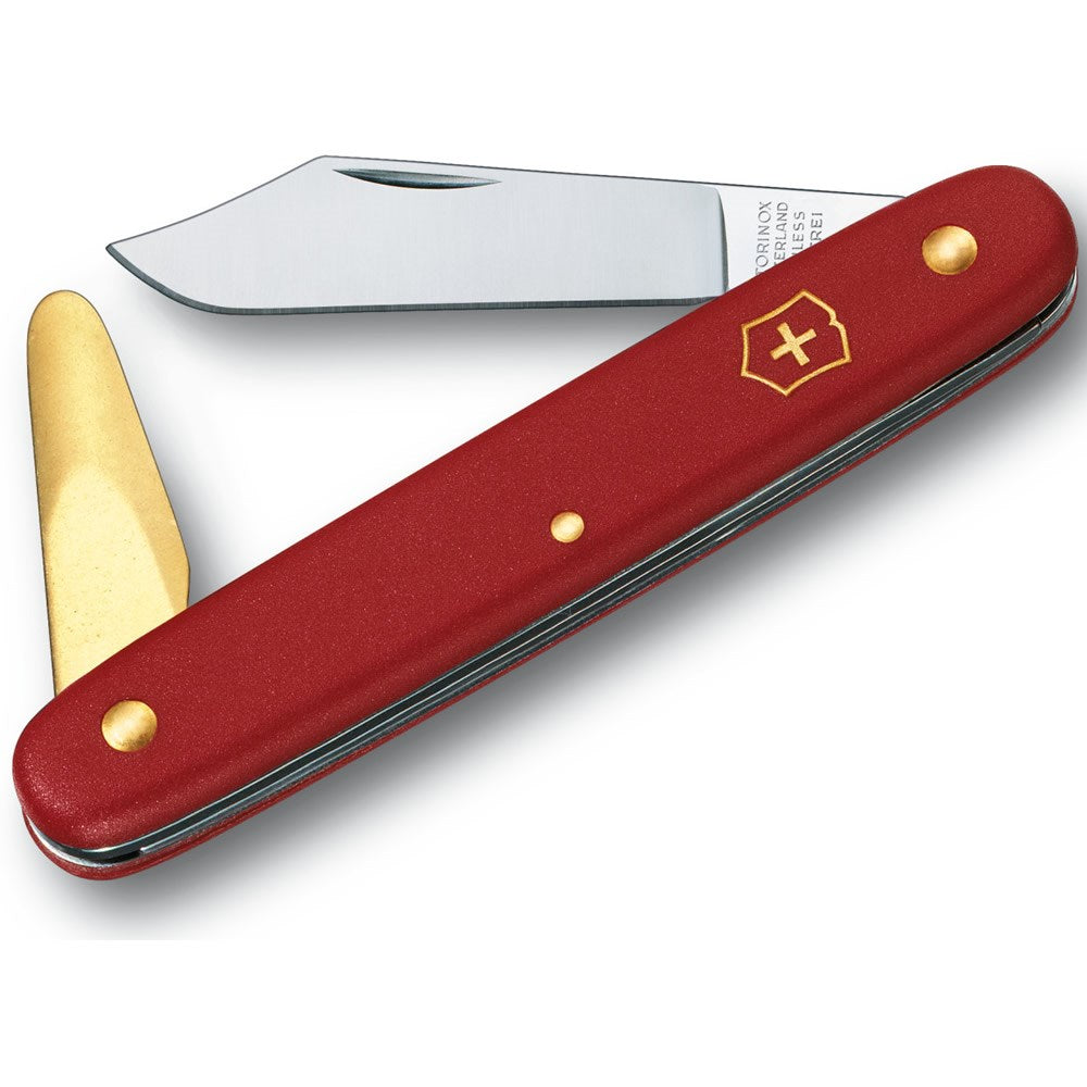 Navaja de bolsillo para injertos roja - modelo 2