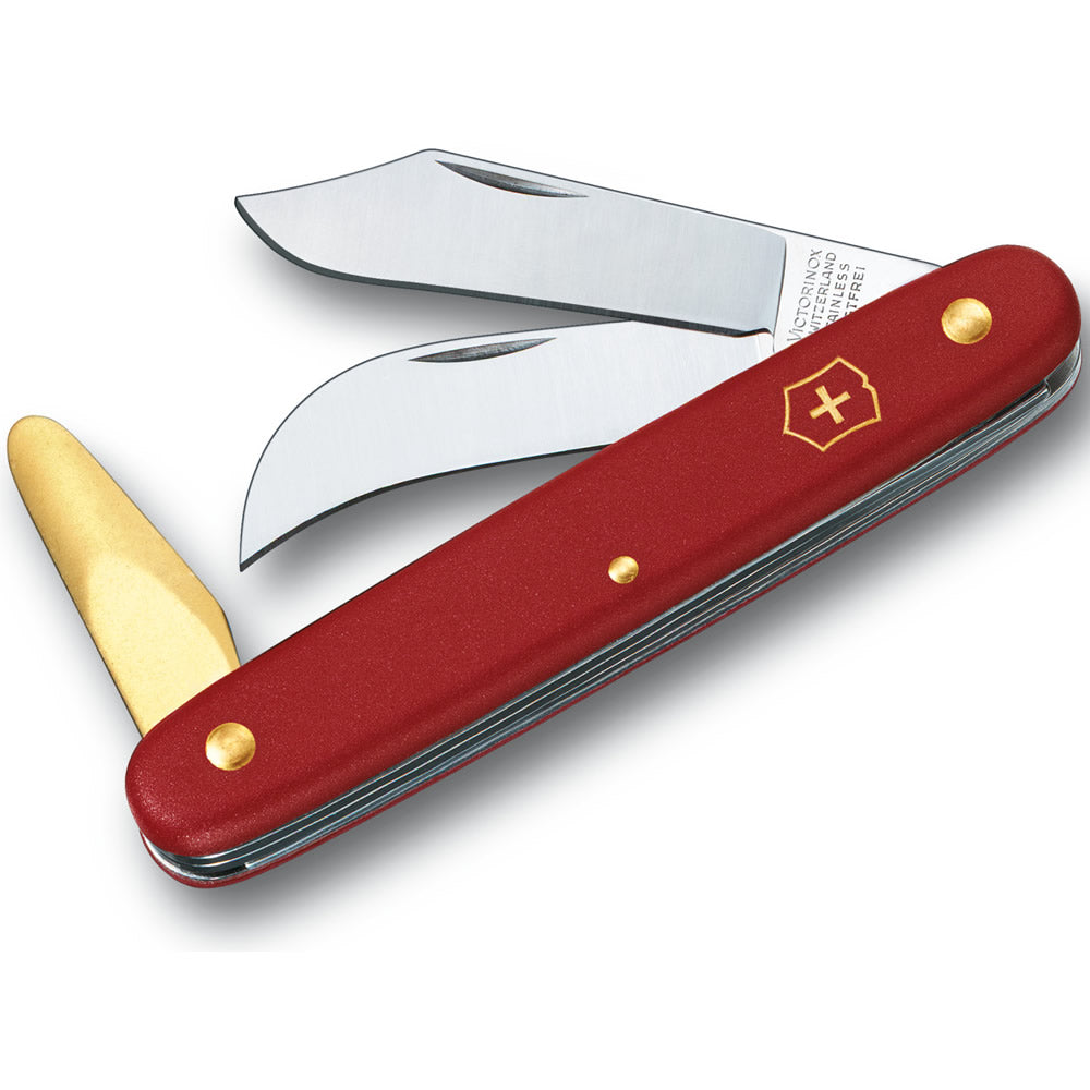 Cuchillo de bolsillo jardinero Victorinox modelo 3 color rojo